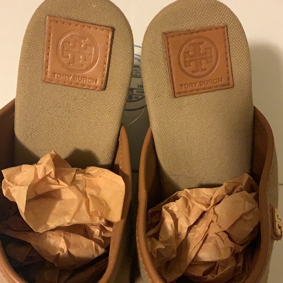 Fall in love with these Tory Burch canvas wedges!! - Picture 2 of 7